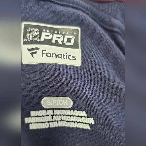 Fanatic's Men's Deep Sea Blue Seattle Kraken Authentic Pro Team Core Shirt Small - Picture 9 of 12